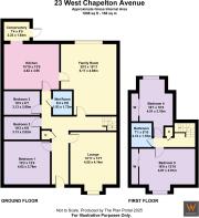23 West Chapelton Ave Floor Plan