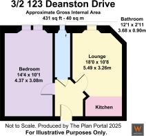 3/2, 123 Deanston Drive Floorplan