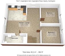 Flat 7, Coppingford Hall, Coppingford Road, Sawtry
