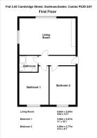 Flr Plan Flat 3 42 Cambridge Road Godmanchester.jp