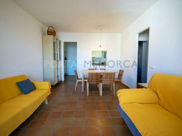 2-bedroom living-dining room with terrace for sale in Es Mercadal