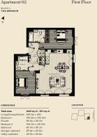 Apartment 2 floorplan