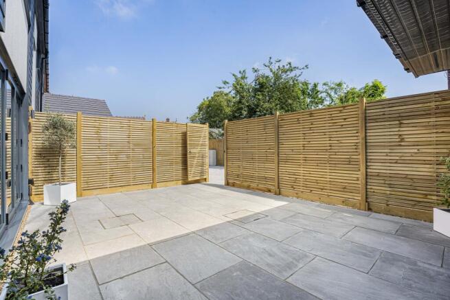 Plot 1 terrace