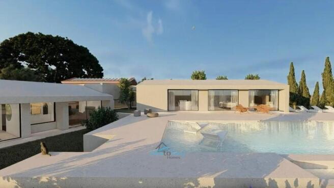 approved plans for villa and 12m pool