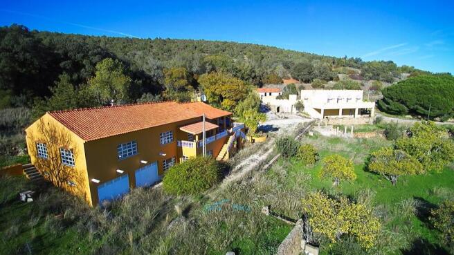 main house and second house to the side