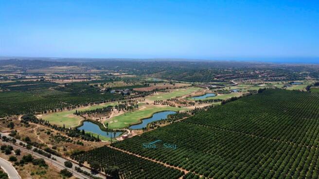 close to golf course