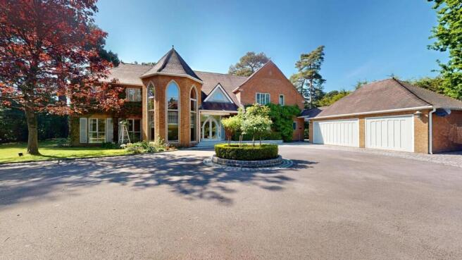 Front Elevation with Triple Garage