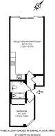 Floorplan area for info only, not for Â£/sq. ft valuation