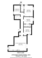Floorplan area for info only, not for £/sq. ft valuation