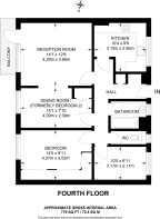 Floorplan area for info only, not for £/sq. ft valuation
