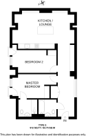Floorplan area for info only, not for £/sq. ft valuation