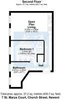 7 St. Marys Court, Church Street, Newent - all flo