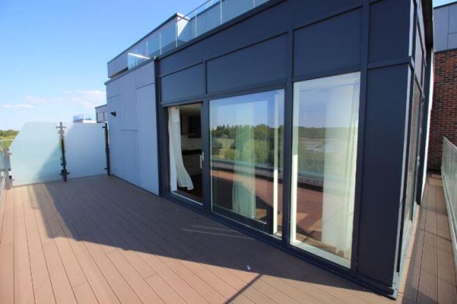 Spacious terrace