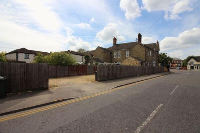 Glebe Road view of car park and property