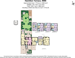 Floor Plan with gard