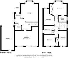 FLOOR PLAN - 23 MARDOCH SQUARE, ST MADOES, GLENCAR
