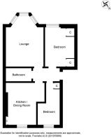 FLOOR PLAN - FLAT 1-1, 13 GRAY STREET, PERTH, PERT