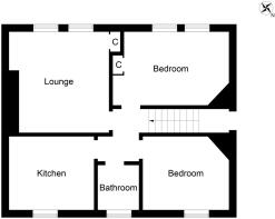 FLOOR PLAN - 5B DARNHALL CRESCENT, PERTH, PH2 0HH.