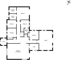 FLOOR PLAN - HEATHER HOUSE, WHITELEA ROAD, BURRELT