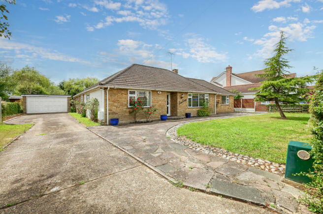 Driveway leading to Double Garage