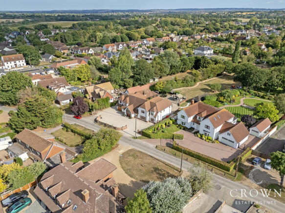 Ariel View of Street Scene