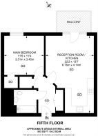 Floorplan area for info only, not for £/sq. ft valuation