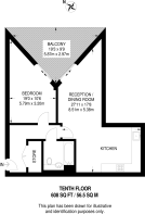 Floorplan area for info only, not for Â£/sq. ft valuation