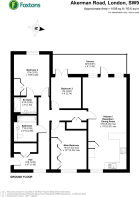 Floorplan area for info only, not for £/sq. ft valuation