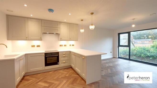 Living Room with Open Plan Kitchen