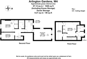 Top Floor Flat, 13 Arlington Gardens, Chiswick, Lo