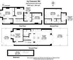 Ivy Crescent, W4 - FLOOR PLAN