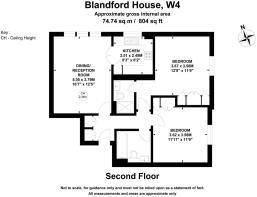 Flat 4, Blandford House 76-78, Chiswick High Road,