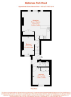 Floor plan -  Battersea Park Rd Eden Harper SW11