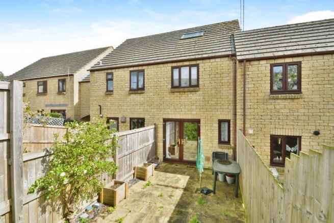 Rear view of property