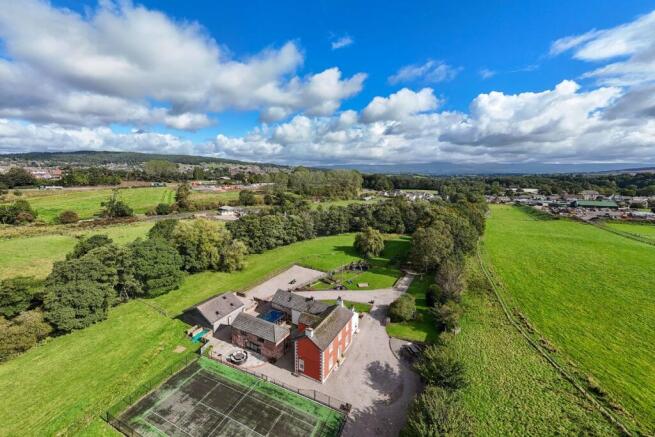 Bleach Mill Aerial Shot