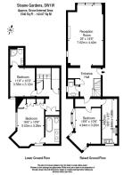 Floorplan with wall