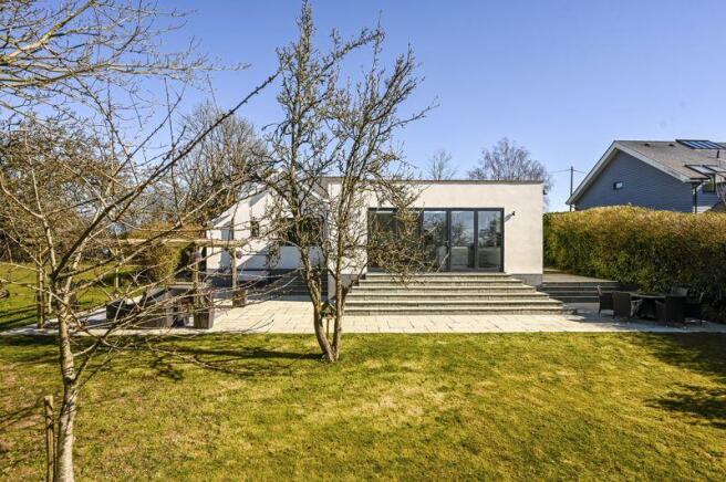 Rear of property