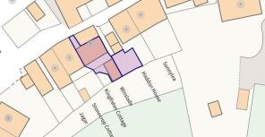 Kingfisher Cottage, Far Hill, Bradwell, site plan.