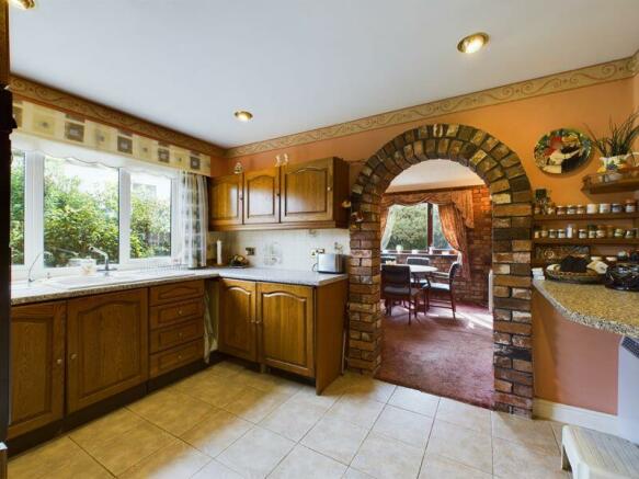 Kitchen through to dining room