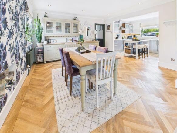 Dining Room through to Kitchen