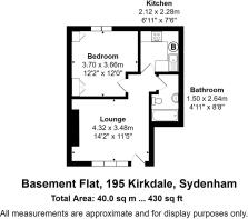 KIRKDALE BASEMENT FLAT 