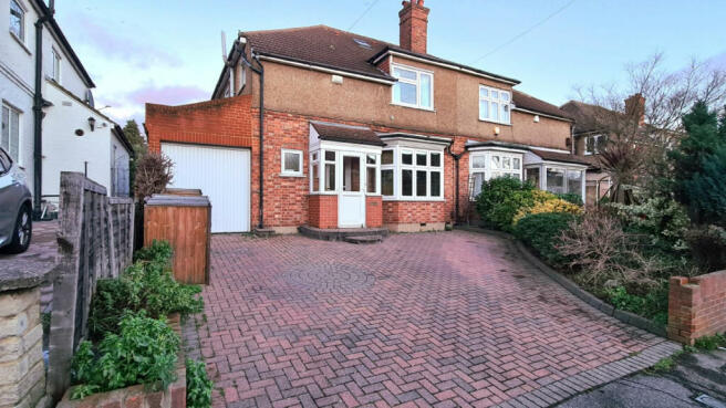 Three bedroom extended semi-detached house to ren