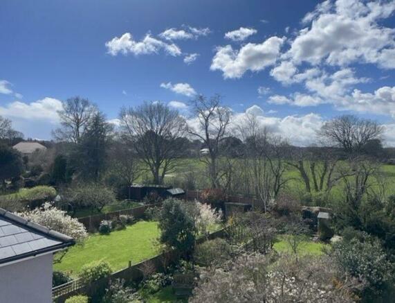 Views over neighbouring gardens from ...