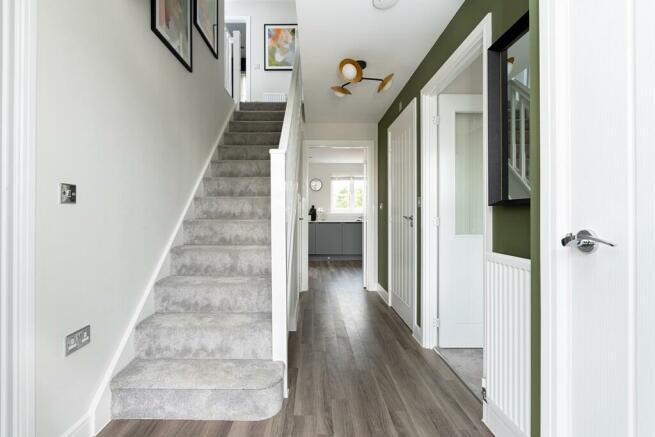 A light & airy welcoming entrance