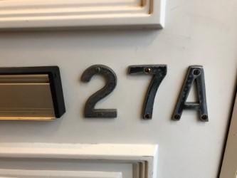 Number plaque