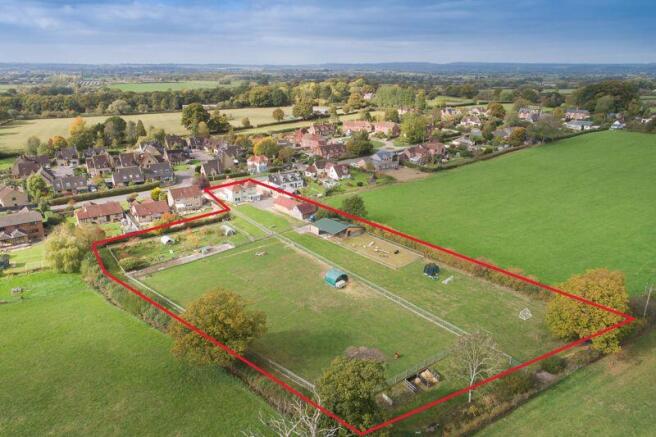 Ariel View Showing Boundaries