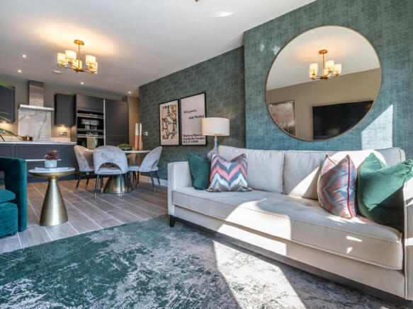 Redrow - 2 Bedroom Apartment - Lounge - 65348