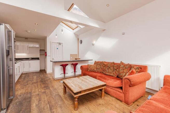 Living and dining...