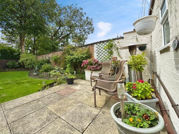 Rear Garden/ Patio Area