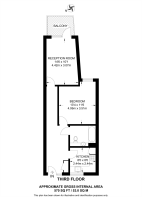 Floorplan area for info only, not for £/sq. ft valuation